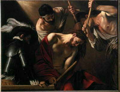 The Crowning with Thorns by Michelangelo Merisi da Caravaggio