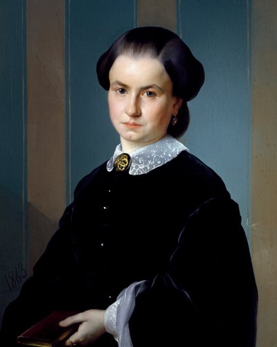 Portrait of a Lady with Book by Michelangelo Pittatore