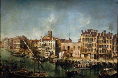 View of the Canal Grande from the Fondamenta Del Vin by Michele Marieschi