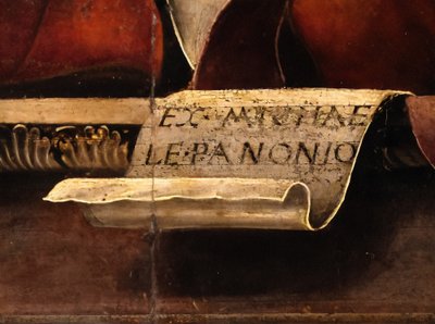 The Muse Thalia (detail) by Michele Pannonio