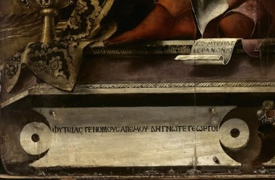 The Muse Thalia (detail) by Michele Pannonio