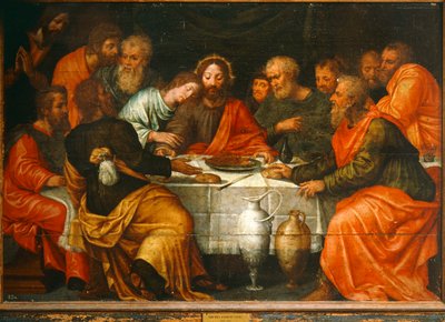 The Last Supper by Michiel I Coxie or Coxcie