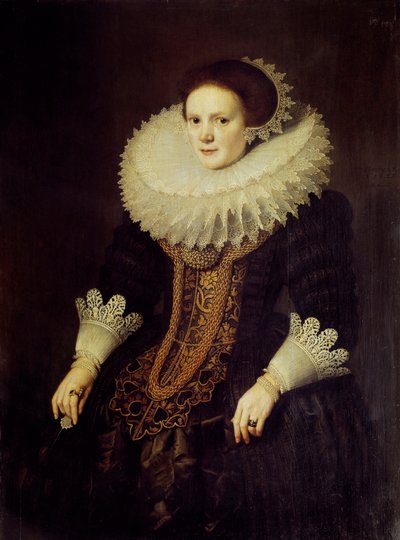 Portrait of a Dutch Woman by Michiel Jansz. van Miereveld