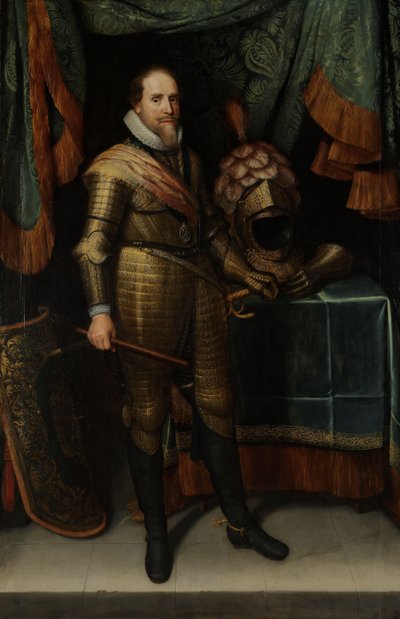 Maurits, Prince of Orange (1567-1625) by Michiel Jansz van Mierevelt