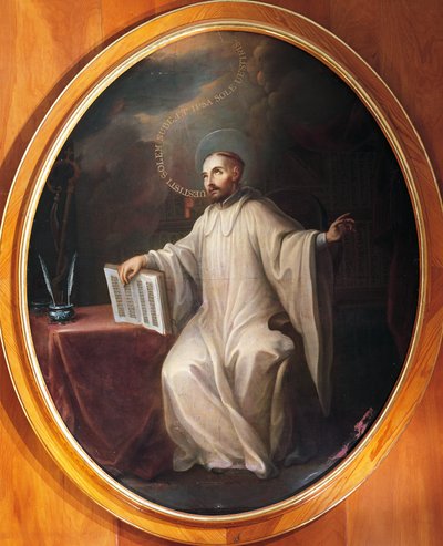 St Bernard of Clairvaux by Miguel (attr. to) Cabrera