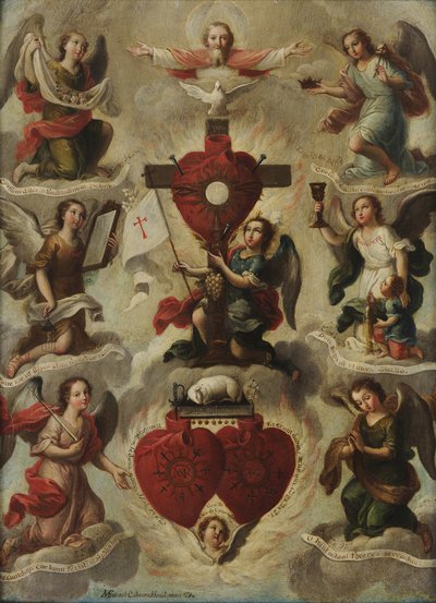 Allegory of the Holy Eucharist by Miguel Cabrera