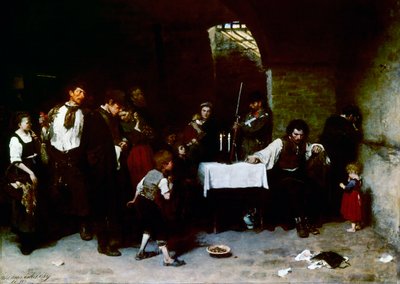 The Last Day of a Condemned Man in Hungary by Mihály Munkácsy
