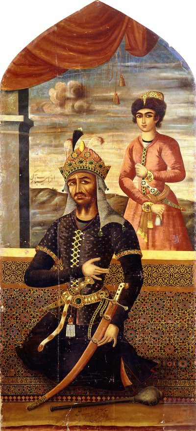 Portrait of Afrasiyab, King of Turan by Mihr Ali