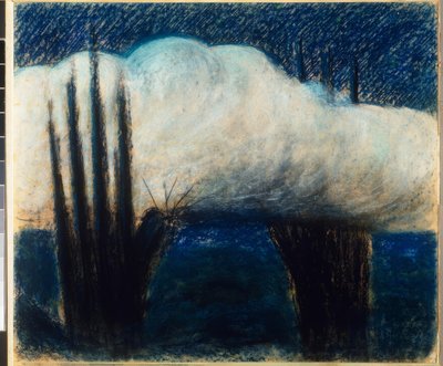 Evening by Mikalojus Konstantinas Čiurlionis