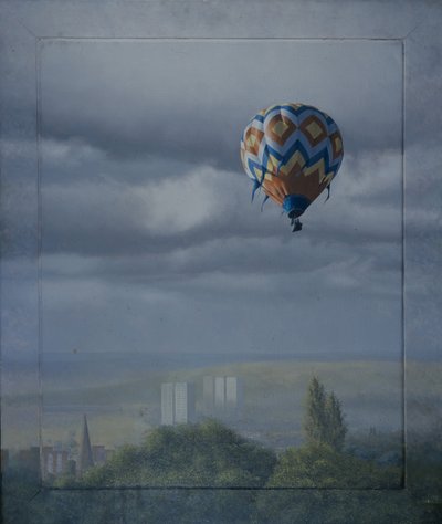 Balloon Over Sheffield by Mike Briscoe
