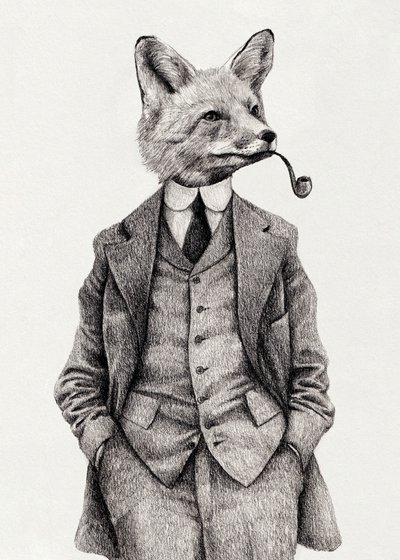 The Vintage-style Fox by Mike Koubou