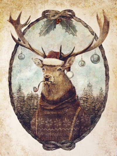 Thinking Wild Christmas by Mike Koubou