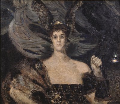 The Valkyrie. Portrait of Countess Maria Tenisheva by Mikhail Aleksandrovich Vrubel