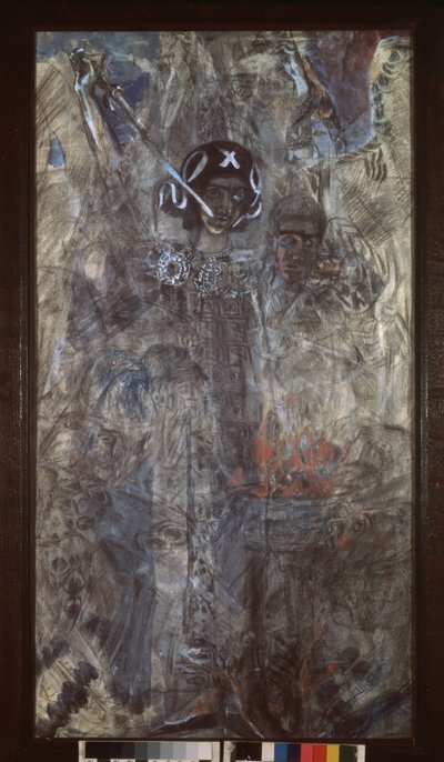 The Vision of the Prophet Ezekiel, 1905 by Mikhail Aleksandrovich Vrubel