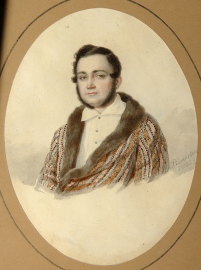 Portrait of Yakov Nikolayevich Kalinovsky by Mikhail Prokopyevich Vishnevitsky