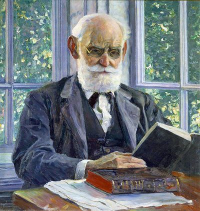 Portrait of Ivan P. Pavlov, 1930 by Mikhail Vasilyevich Nesterov