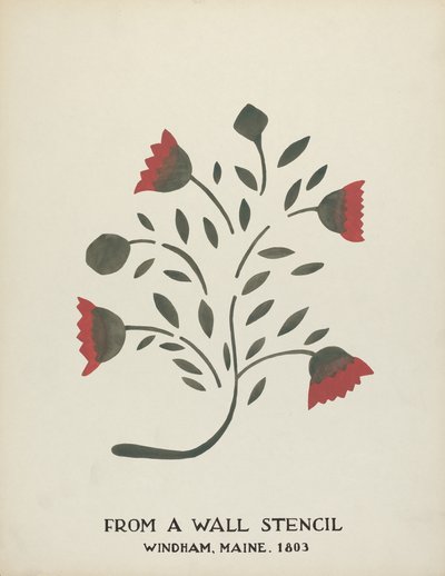 Design from Windham, Maine 1803: From Proposed Portfolio 