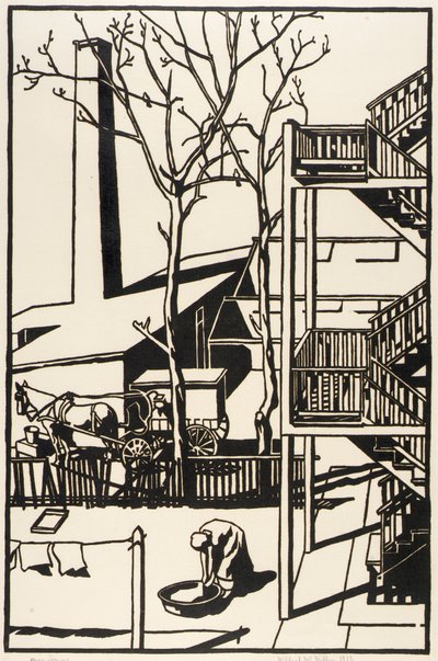 Back Stairs by Mildred McMillen