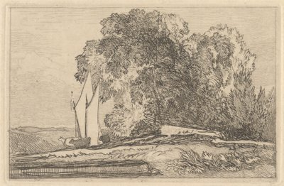 Study of Trees on the Banks of the Yare by Miles Edmund Cotman