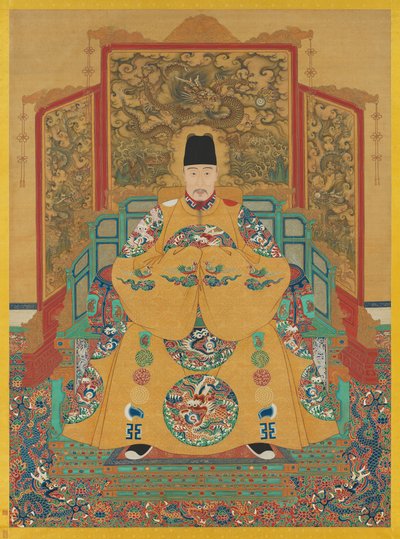 Emperor Jiajing by Ming Dynasty Chinese School