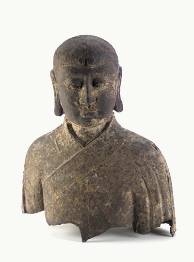 Head and Bust of a Lohan by Ming Dynasty Chinese School