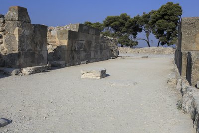 Minoan Archeological Site of Phaistos. The West Magazines by Minoan
