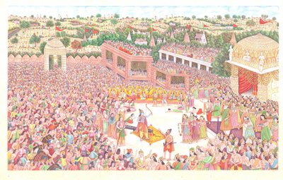 Indian Epic Ceremony by Mirza Baig