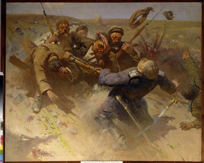 A Counterattack at Tsaritsyn on 1919 by Mitrofan Borisovic Grekov