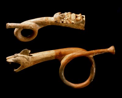 Terracotta Trumpets by Moche Moche