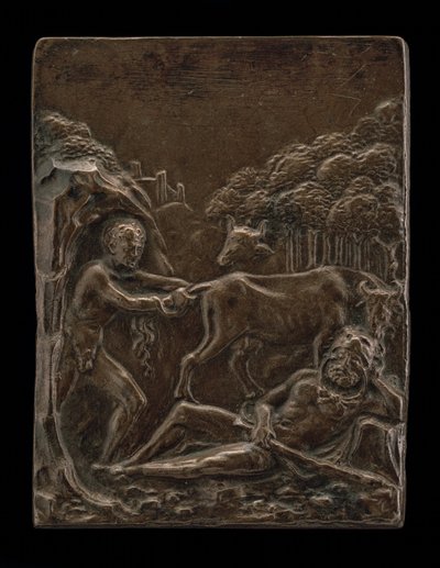 Cacus Stealing the Cattle of Geryon from Hercules by Moderno