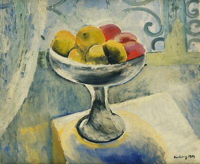 Still Life with Apples by Moise Kisling