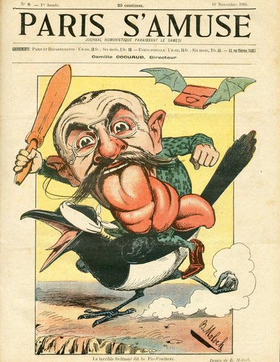 Paris Amuses, Number 6, Satirical in Colors by Moloch