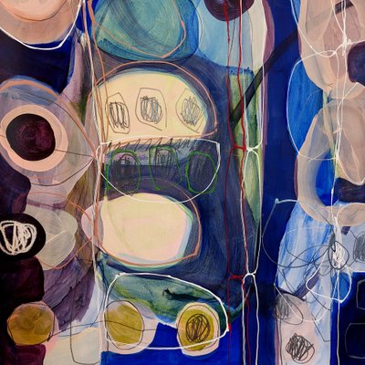 Vibrant Organic Shapes by Monika Riethmueller