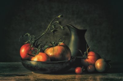 Moody Rustic Tomatoes by Monique van Velzen