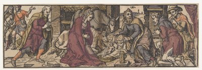 Adoration of the shepherds by Monogrammist AI