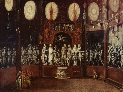 Jeroboam in the Temple of the Pagan Gods by Monsu Desiderio