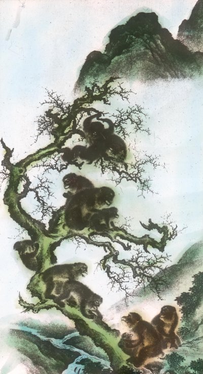 Monkeys on a Limb by Mori Sosen