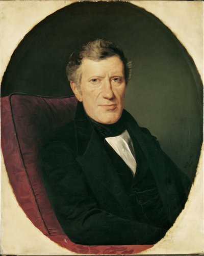 Franz Grillparzer, Most Famous Austrian Dramatist by Moritz Michael Daffinger