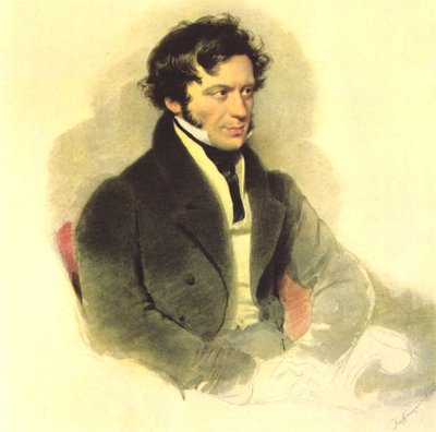 Franz Grillparzer by Moritz Michael Daffinger