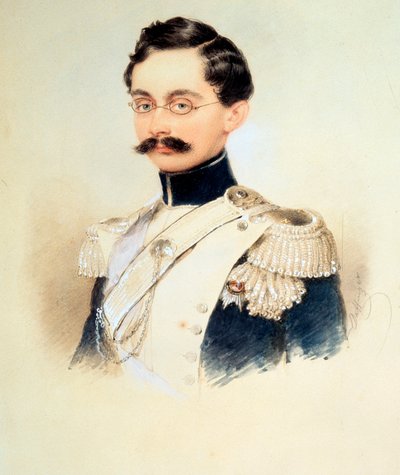 Portrait of Adolphe I, Duke of Nassau, Grand Duke of Luxembourg by Moritz Michael Daffinger