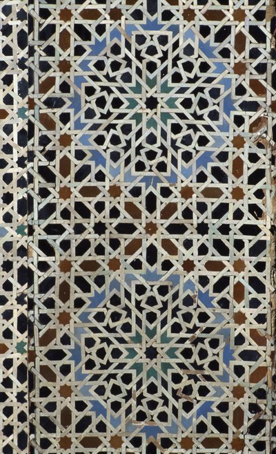 Bou Inania Madrasa, zellij tilework by Moroccan School