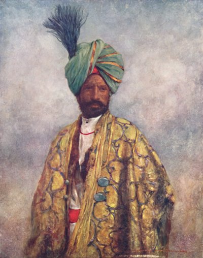 A Kashmiri Soldier by Mortimer L Menpes