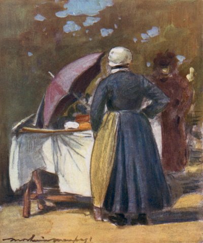 A Cake Stall by Mortimer Ludington Menpes