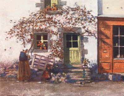A Cottage in Rochefort-en-Terre by Mortimer Ludington Menpes