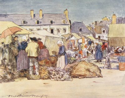 A Sabot-Stall by Mortimer Ludington Menpes