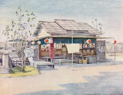 A Tea House by Mortimer Ludington Menpes