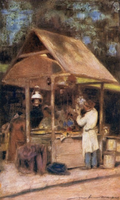 At the Neuilly Fete by Mortimer Ludington Menpes