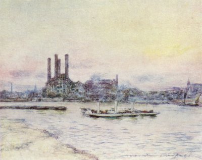 From Battersea Bridge by Mortimer Ludington Menpes