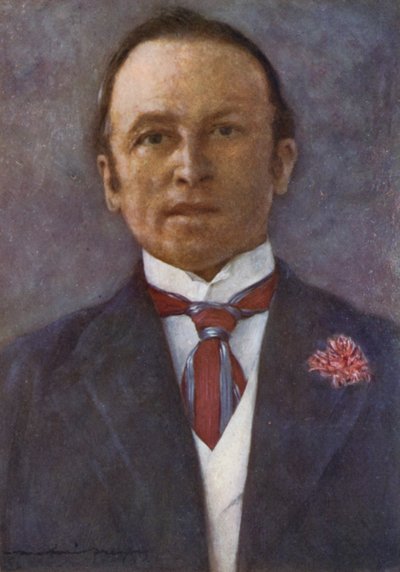 Lord Curzon in his Study at Delhi by Mortimer Ludington Menpes