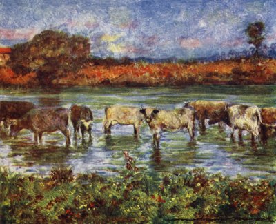 Near the Bridge, Sutton Courtney by Mortimer Ludington Menpes